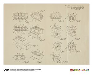 lego 5006004 brittilainen patenttipiirros 1968 1 painos