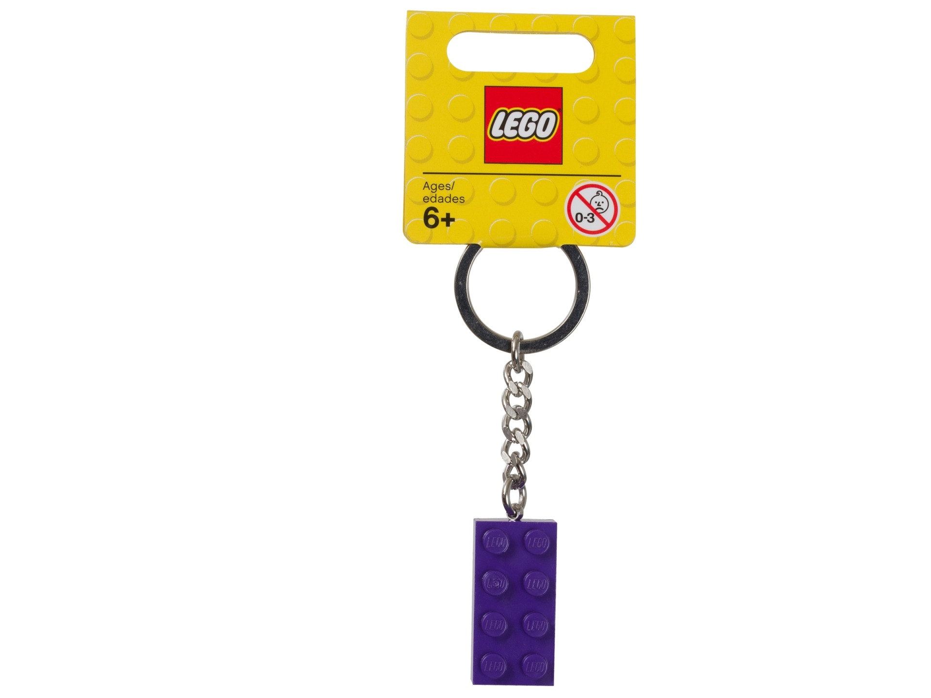 lego 853379 avaimenpera violetti 2x4 nuppinen